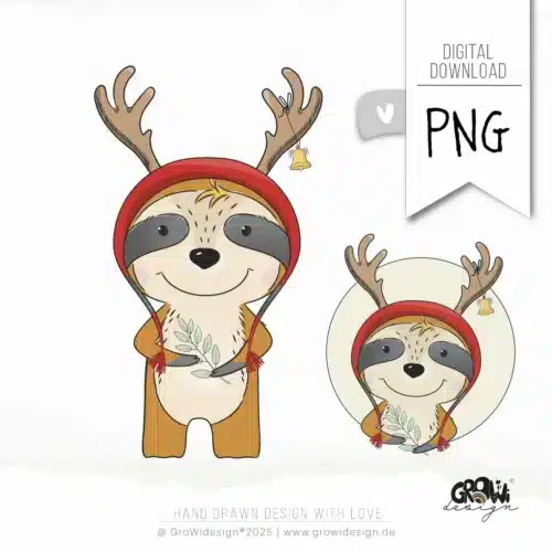 xmasFAULI PNG Bügelbild