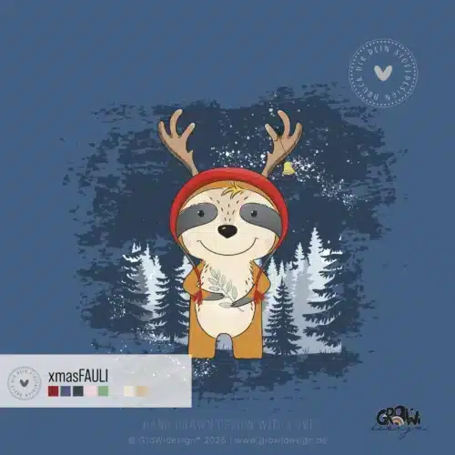 xmasFAULI Panel Stoffdesign