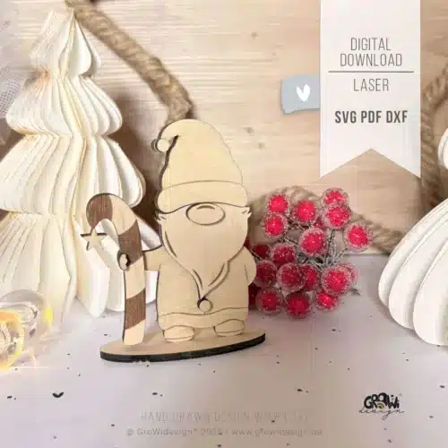 Wichtel Aufsteller Laserdatei