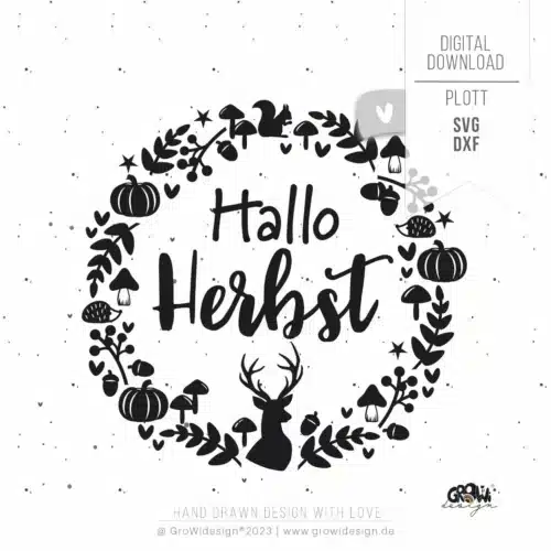 Herbstkranz Plotterdatei