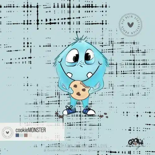 cookieMONSTER Panel Stoffdesign