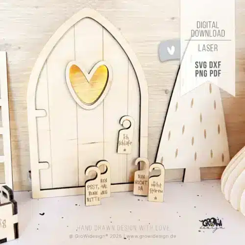 Wichtel TÜRSCHILD Laserdatei