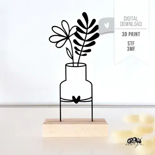 LineArt BLUMENVASE 3D Druck