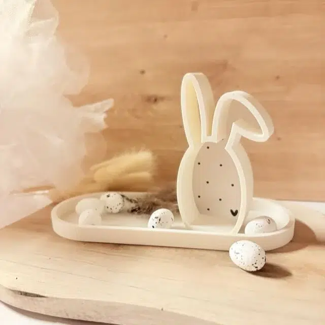 Osterhasen Silhouette 3D Druck 4 by GroWidesign Osterhasen Silhouette 3D Druck