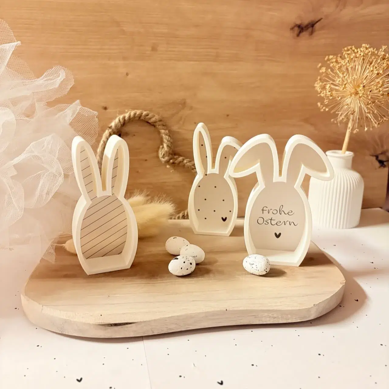 Osterhasen Silhouette 3D Druck 2 by GroWidesign Osterhasen Silhouette 3D Druck