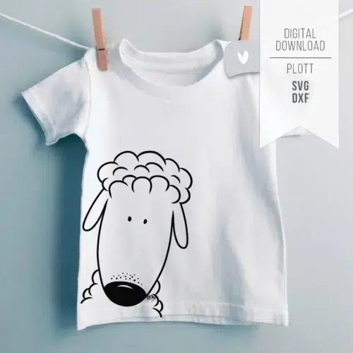 SCHAF Wolle Plotterdatei