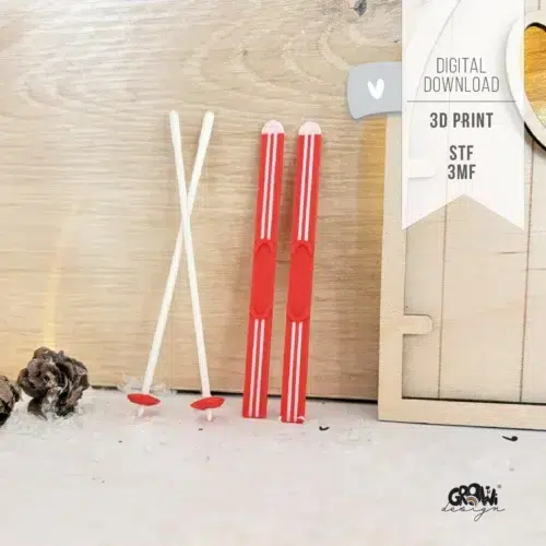 Wichtel Ski 3D Druck