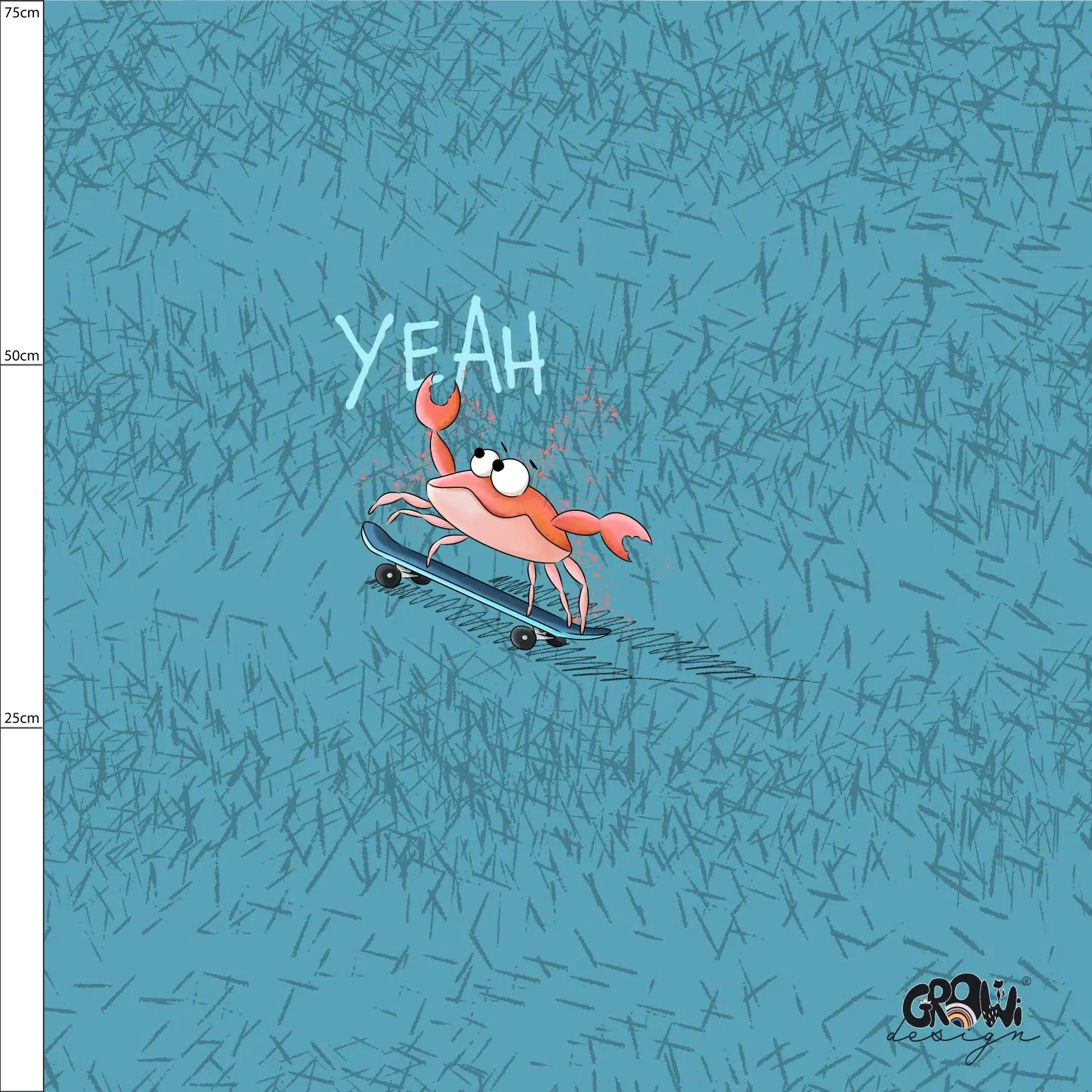 skaterKrabbe Panel Stoffdesign 2 by GroWidesign skaterKrabbe Panel Stoffdesign