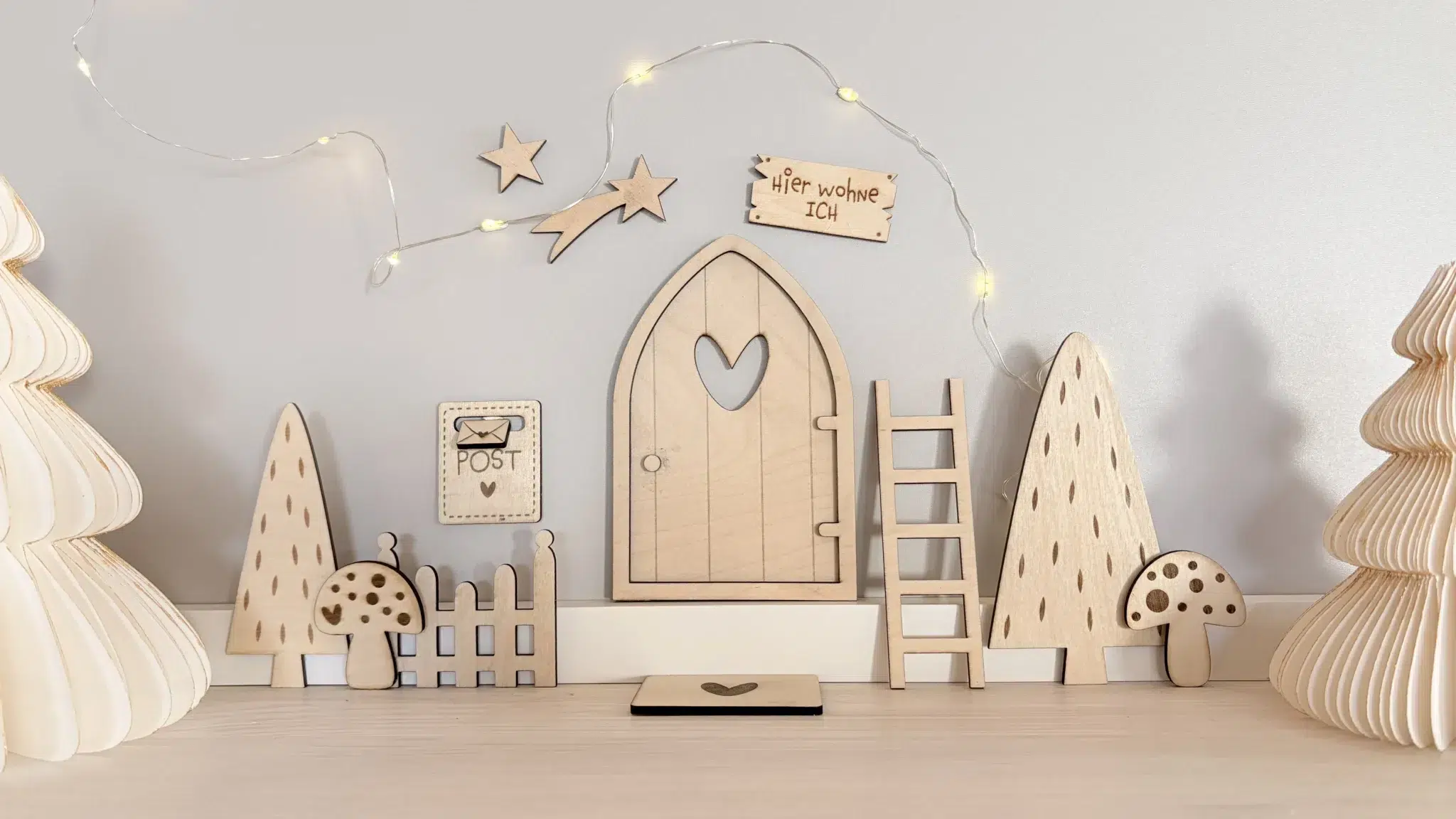 WICHTELWERKSTATT 2 by GroWidesign Wichteltür Laserdatei