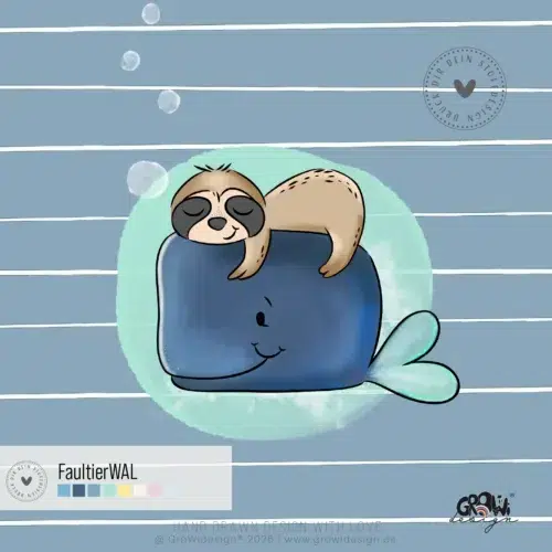 FaultierWAL Panel Stoffdesign