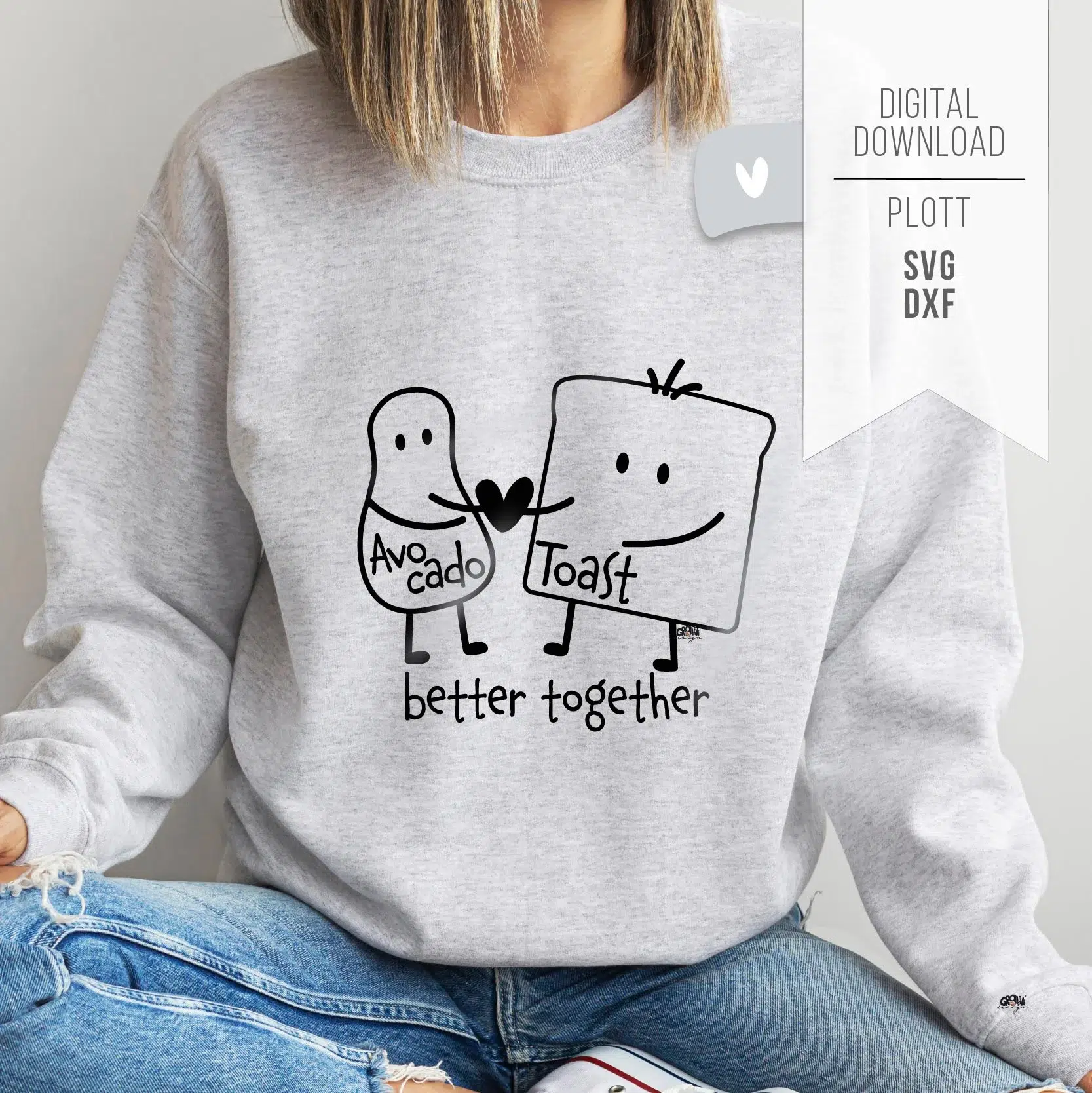 Avocado Toast Plotterdatei 2 by GroWidesign Avocado Toast Plotterdatei