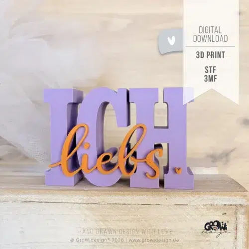 ich liebs 3D Druck