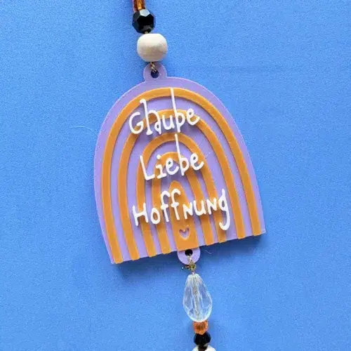 Regenbogen Glaube 3D Druck