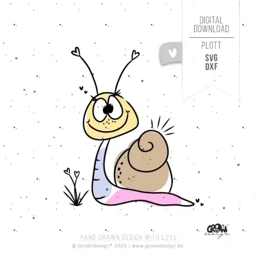Schnecke Plotterdatei