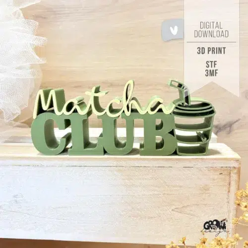Matcha Club 3D Druck