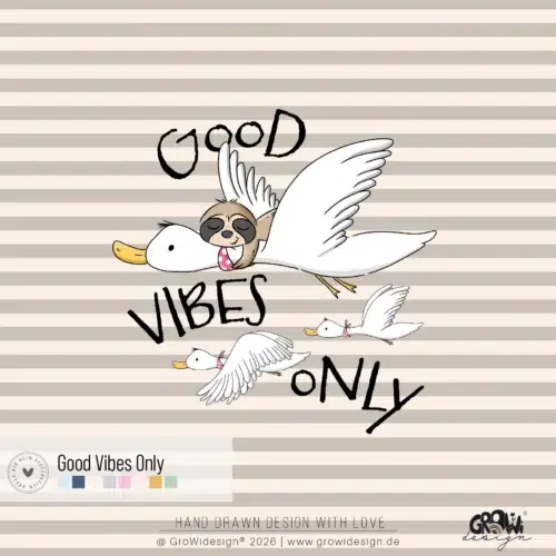 Good vibes Panel Stoffdesign