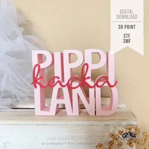 PippiKackaLand 3d Druckdatei