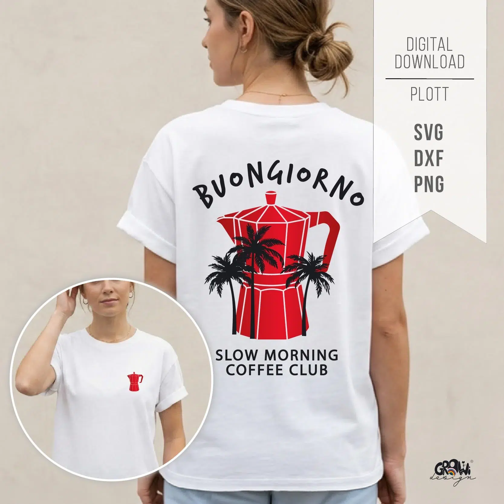 Buongiorno Coffee Club Plotterdatei 1 by GroWidesign Buongiorno Coffee Club Plotterdatei