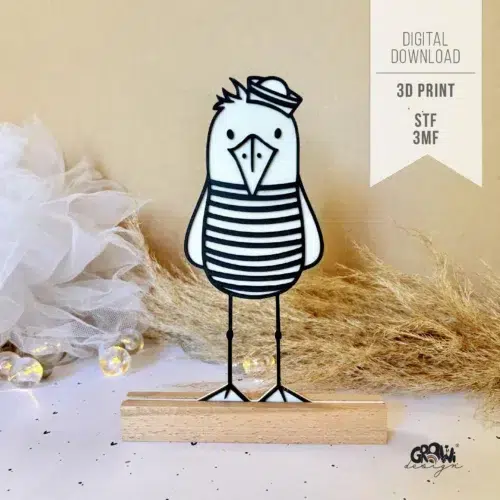 Matrosen Möwe 3D Druck
